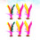 6 Unidades Kick Badminton Jianzi De Con Pie De 11