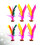 6 Unidades Kick Badminton Jianzi De Con Pie De 4