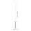 10 Unidades Brochetas Redondas Inoxidable Con Mango Madera 7