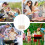 10 Unidades Brochetas Redondas Inoxidable Con Mango Madera 9