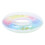 Thicken Sequins Translucent Gradient Rainbow Inflatable Swim Ring 1