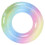 Thicken Sequins Translucent Gradient Rainbow Inflatable Swim Ring 11
