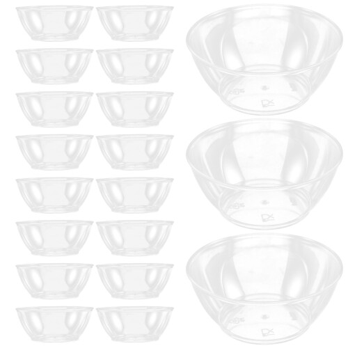 100 Pièces Bol À Aliments Transparent Pour Salade