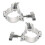 2 Pièces Collier De Treillis Pour En Aluminium 7