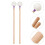 2 Unidades Baquetas De Fieltro Baquetas De Percusión Mango De Madera 4