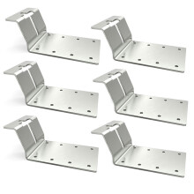 6-piece mounting brackets, long-lasting, suitable providing repairs.
