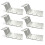 6-piece mounting brackets, long-lasting, suitable providing repairs. 1