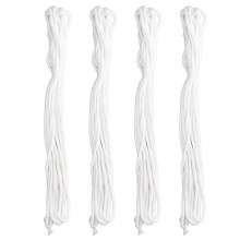 Integración perfecta, elasticidad duradera para manualidades y cordón trenzado multiusos para decoración del hogar, 4 piezas