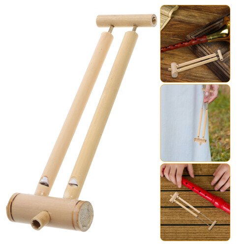 Silbato De Bambú Doble Para Entrenamiento 2