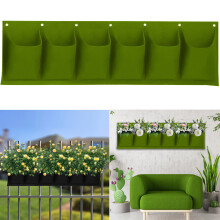 Vasi decorativi per interni/esterni, sacchi per coltivazione sospesi ecologici, neri, 10030 cm, tessuto non tessuto, design salvaspazio e