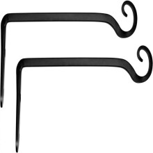 Ganci per piante in metallo verniciato a polvere, design vintage, resistenti e antiruggine, facili da installare per decorazioni interne ed esterne,