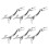6 Pezzi Portaposate Chopsticks In Metallo Per Cucina 7