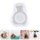 1Stk Bear DIY Silikonform Kerzenhalter Gussform Bunt 6