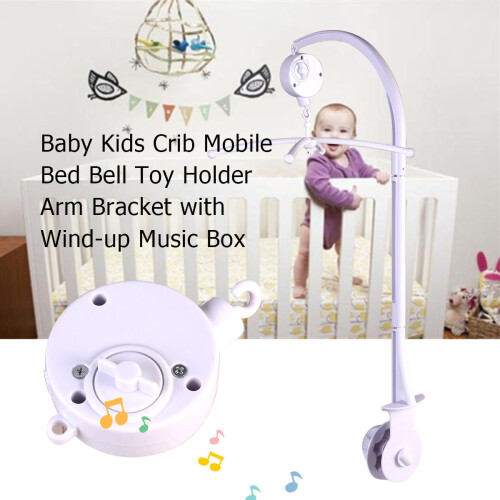 Baby Kids Culla Mobile Con Campanella E Scatola Musicale A 2