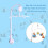 Baby Kids Culla Mobile Con Campanella E Scatola Musicale A 5