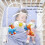 Baby Kids Culla Mobile Con Campanella E Scatola Musicale A 8
