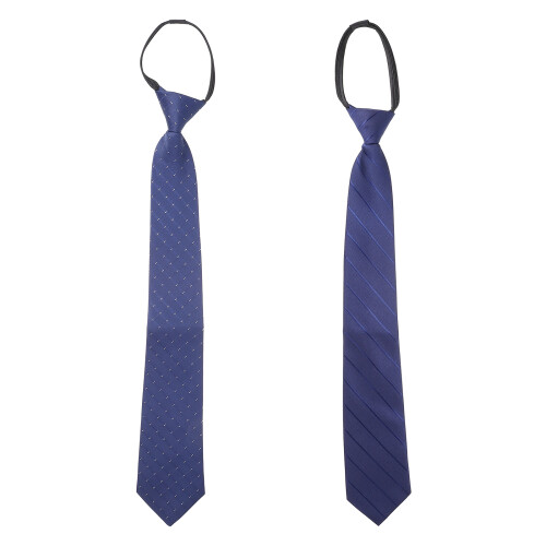 2 Pezzi Cravatte Con Cerniera Per Business