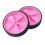 12-20 Roues D'Apprentissage Universelles Poreuses Rose 1