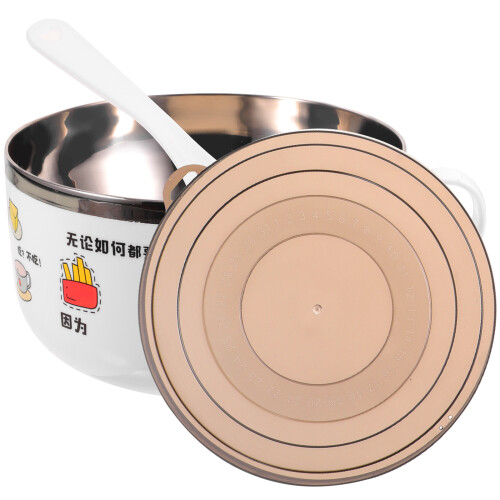 Bol Repas Isolé Couvercle Coloré Pour Maison