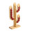 1 Pezzo Per Capsule A Forma Cactus In Bamboo 1