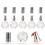 5Pièces Flacons Verre Transparent Spray 8