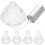 5Pièces Flacons Verre Transparent Spray 3