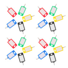 50 Pezzi Portachiavi Colorati Con Numerata In