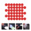 100 Pièces Autocollants Double Face Ornement Rubans 3