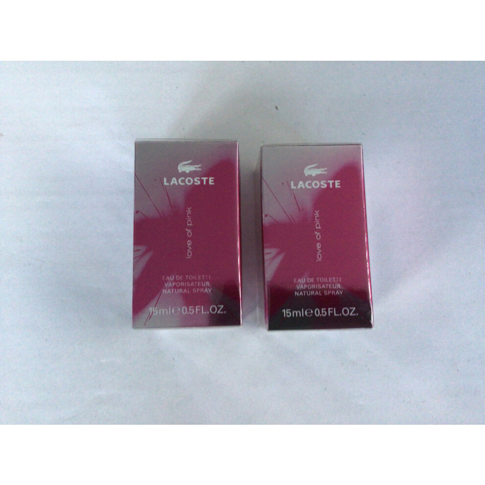 Lacoste Pink Touch Of 3 X15 Ml Eau De Toilette