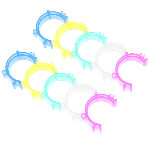 100 Pezzi Portabobina Clip Antisrotolamento Filo 2