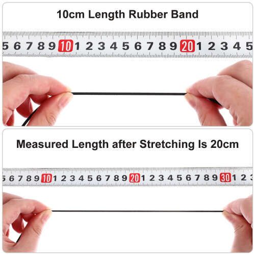 Black 100M Ronde 2,5 Mm Ruban Élastique Pour Masque 1