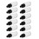 12 Pezzi 50Ml Bottiglie Con Contagocce Per E 1