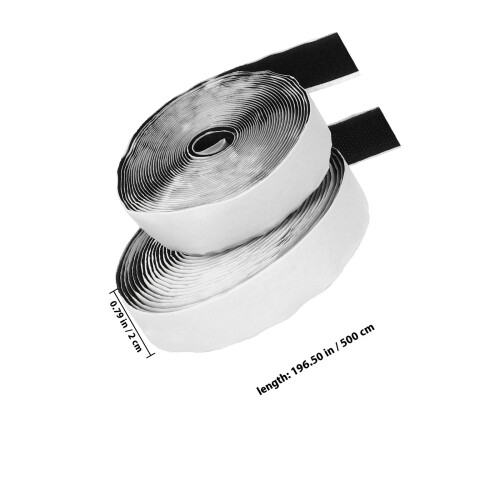 Cuscino Antiscivolo con Strisce Gancio e Anello 2M x 2Cm 1