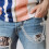 Pantalone Con Hip Hop Jeans Sospesi 4