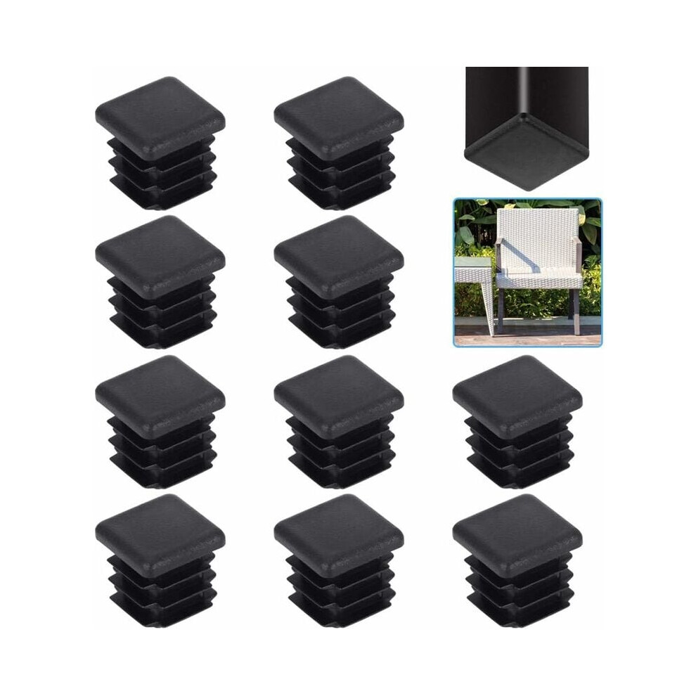 Square Tubing End Caps, Durable Quality Design Tubing Plug Inserts, For Versatile Applications And Weather-Proof Seal, Square Plastic Chair Glides Sui 9153484849489