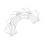 2 Pezzi Semicircolare Pieghevole Acciaio Vassoio 36 Cm 4