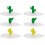 6 Pezzi Coperchi Rotondi In Silicone Con Disegno Cactus 1