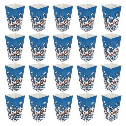 100Pcs Popcorn Boxes Paper Popcorn Containers For Party
