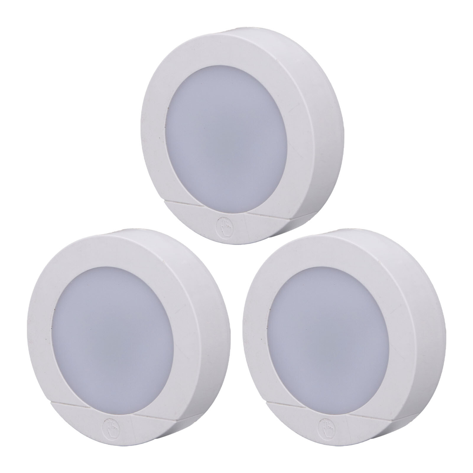 Lampes portables pour placard, lampes rondes à piles, éclairage sans ...