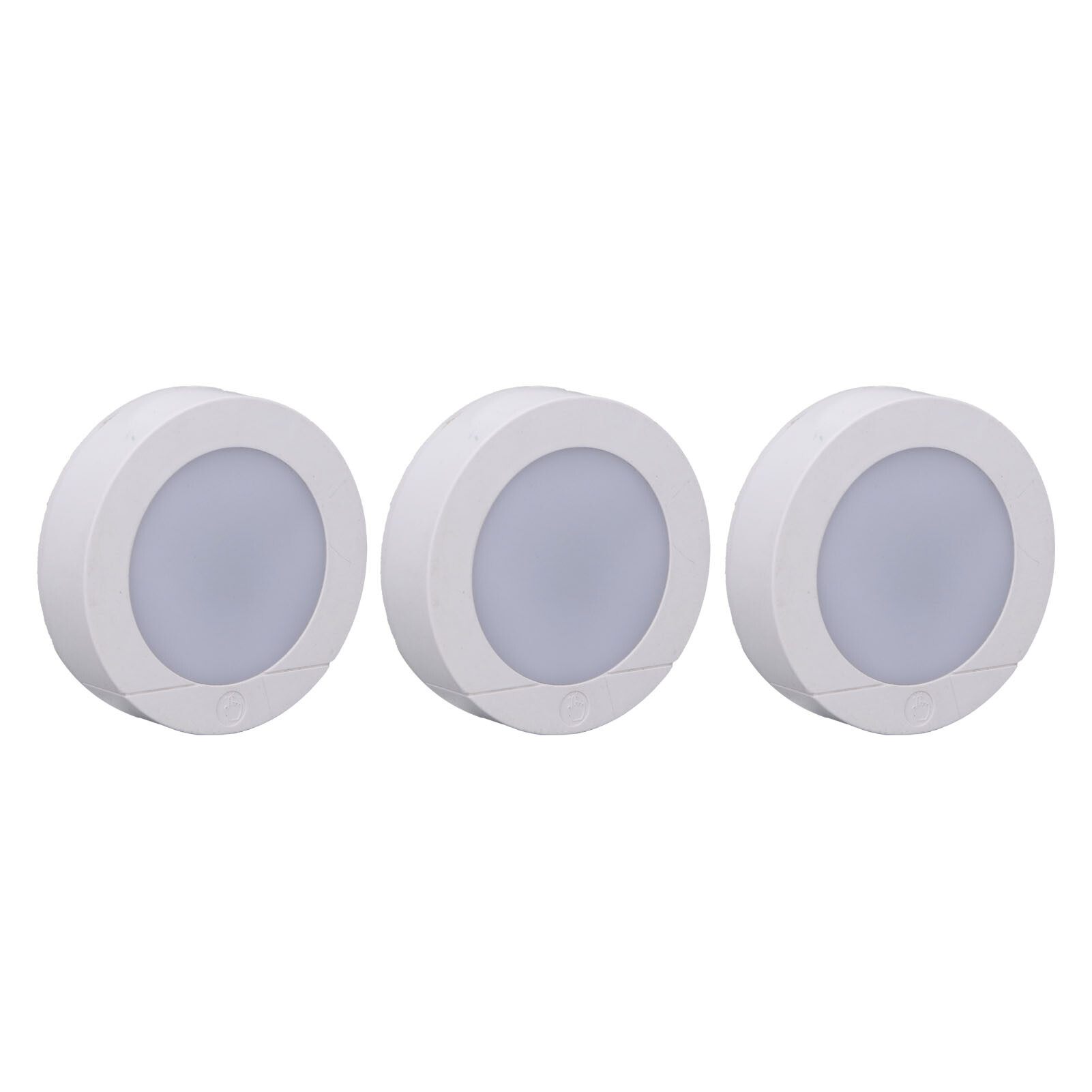 Lampes portables pour placard, lampes rondes à piles, éclairage sans ...