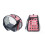 Portatile Trasparente Per Cane 42X28X32Cm Rosa 5