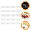50Pièces Plats Carrés En Pour Sushis Condiments 5