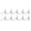 10 Pezzi Prime Trumpet Watergate Key Springs Per Tromba 4