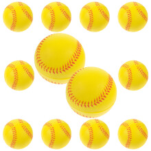 12 Palline Da Baseball In PU Flessibile Per Bambini E Giochi