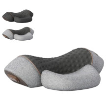 Pillow Neck Traction Massager Heated For Neck And Shoulder Pain Gray