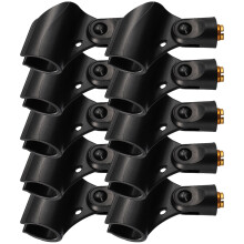 10 Unidades Suporte Para Com Abraçadeira E Adaptador Fêmea