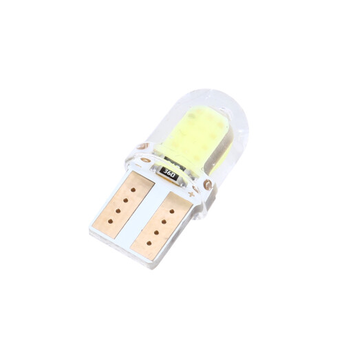 10 Pezzi T10 5 Silicone Cristallo Cob Per Auto Luce Bianca