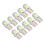 10 Pezzi T10 5 Silicone Cristallo Cob Per Auto Luce Bianca 7