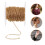 1Roll DIY Edelstahlkette Gold Schmuckkette Für Halsband & Pullover 7
