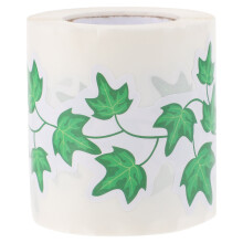1 Rotolo Adesivo Bordi Foglie Decorativo